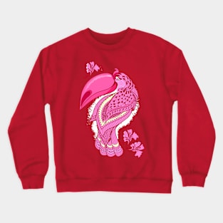 Rose toucan Crewneck Sweatshirt